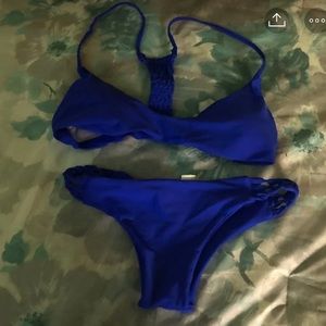 Royal blue bikini
